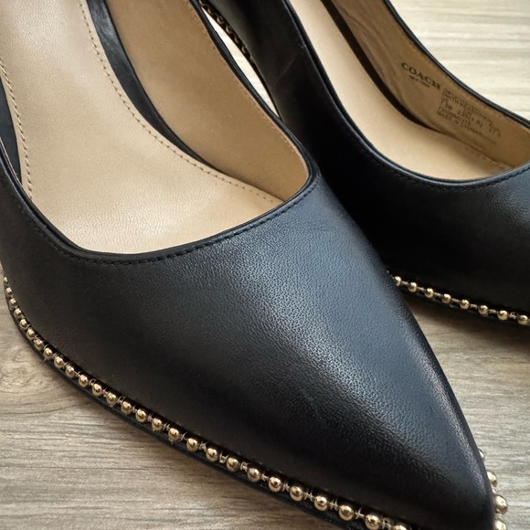 Coach Smith Beadchain Leather Pumps - Picture 11 of 16